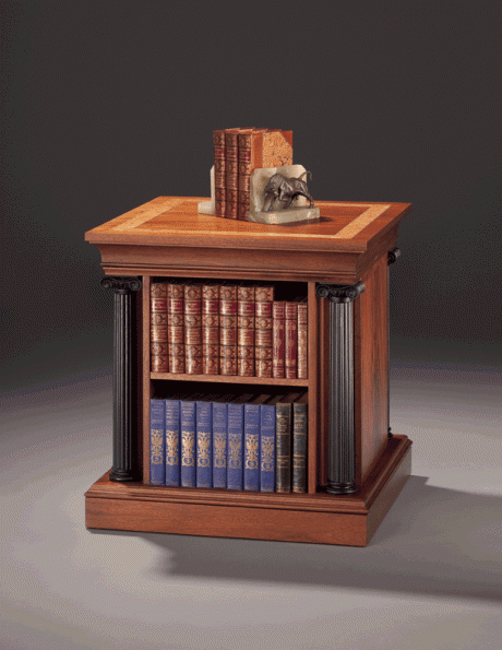 Revolving, Double-sided Bookcase